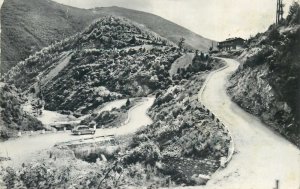 Romania Valea Sadului mountain road scenic view RPR Postcard Cabana Berbecului