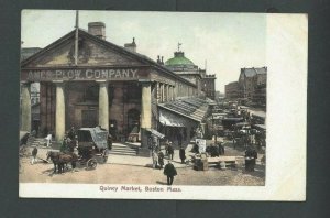 Ca 1906 PPC Boston Ma Quincey Market UDB Mint