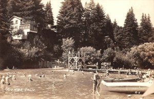 RPPC RIO NIDO Russian River, Sonoma County, California ca 1940s Vintage Postcard