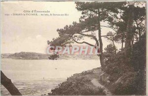 Old Postcard Emerald Coast Dinard-the Vicomte - the distance St Servan-sur-Mer