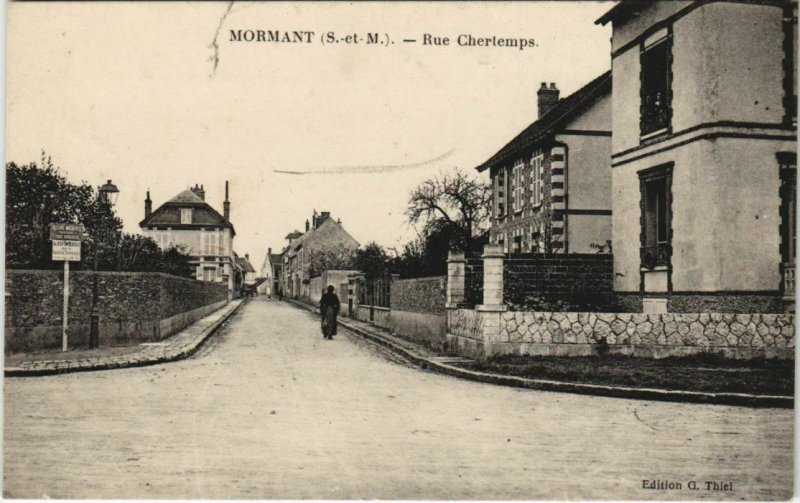 CPA MORMANT Rue Chertemps (19677)