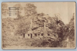 Staffordshire England Postcard Kinver Edge Rock Houses c1920's RPPC Photo