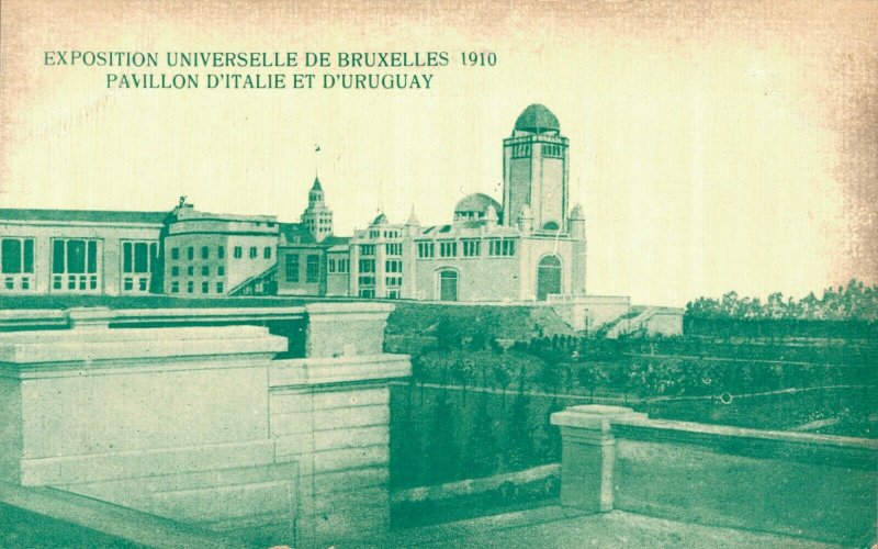 Belgium Exposition Universelle de Bruxelles 1910 D'Italie D´Uruguay 03.06