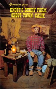 Sad Eye Joe Ghost Town Knott's Berry Farm Buena, California USA View Postcard...