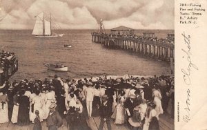 Fishing Pier and Fishing Yacht, Emma B. Asbury Park, New Jersey  