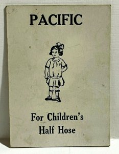 Pacific Children's Half Hose Clothing Store Victorian Trade Card 1880-1890s