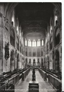 London Postcard - St Bartholomew - The Great - Nave Looking East - RP Ref TZ9023