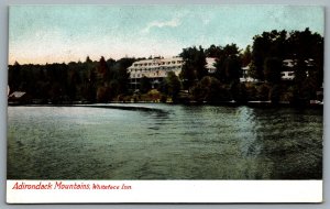 Postcard Lake Placid NY c1900s Adirondack Mountains Whiteface Inn Shoreline 