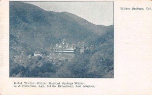 Witter Springs California Hotel Witter Medical Springs Vintage Postcard AA51214