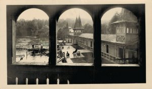 Hungary Héviz Strandfürdö Részlet RPPC 06.28