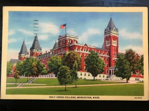 Vintage Postcard 1944 Holy Cross College, Worcester, Massachusetts (MA)