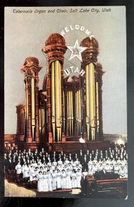 Vintage Postcard 1907-1915 Tabernacle Organ and Choir, Salt Lake City, Utah