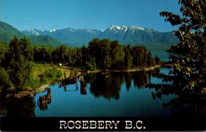 Canada British Columbia Rosebery Panoramic View