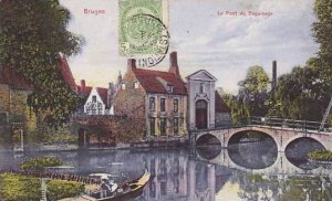 Belgium Bruges Le Pont du Beguinage 1926