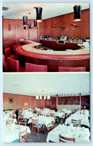 WISCONSIN RAPIDS, WI ~ Restaurant OESTREICH'S Cocktail Lounge 1950s-60s Postcard