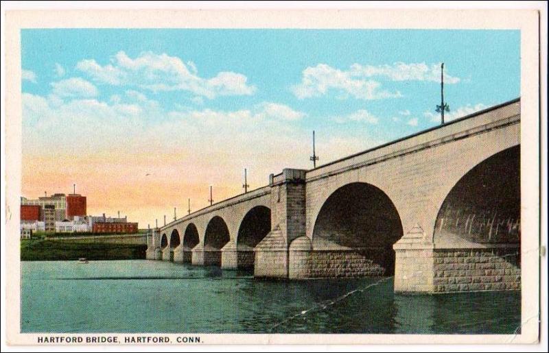 Hartford Bridge, Hartford Conn   (crease)