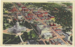 Aerial View of Topeka Kansas