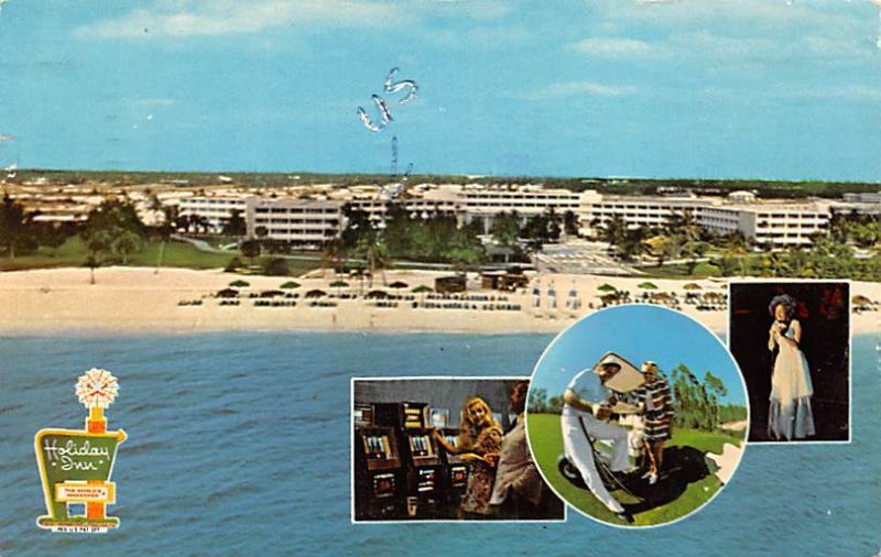 Holiday Inn Freeport Bahamas 1974 wear on front Image