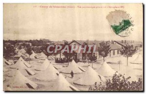 Old Camp Postcard Sissonne Aisne panoramic view has taken flight Airplane