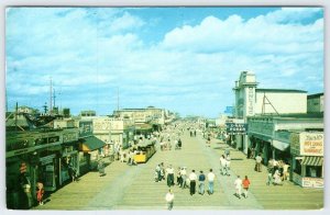 1960's WILDWOOD BY THE SEA NEW JERSEY NJ BOARDWALK X-RAY POKER DANCING POSTCARD