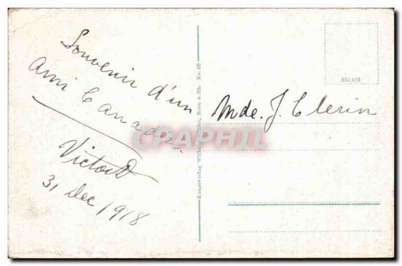 Old Postcard Bonn Von der Blick aus Monsterkirche