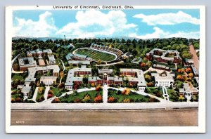 J91/ University of Cincinnati Ohio Postcard c1910 Stadium Campus Kramer Art 340