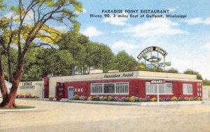 Gulfport Mississippi Paradise Point Restaurant Vintage Postcard AA57256 