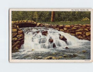 Postcard Big Spring, Neosho, Missouri