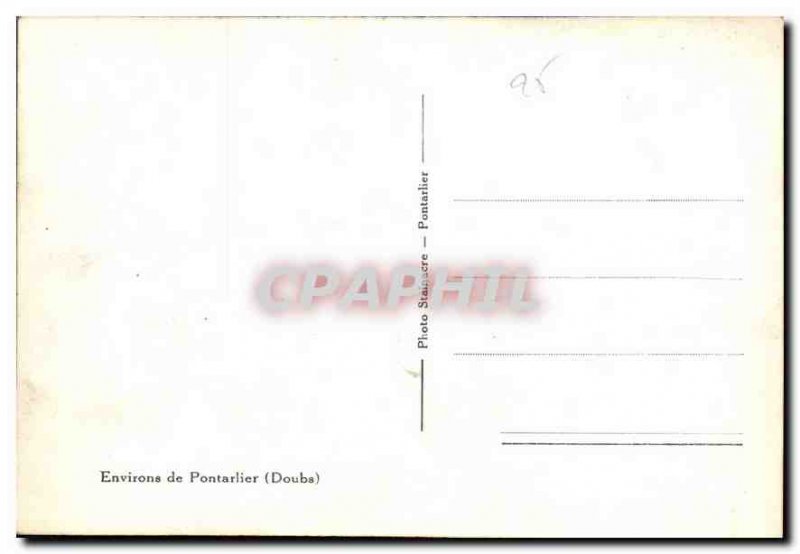 Old Postcard surroundings Pontarlier