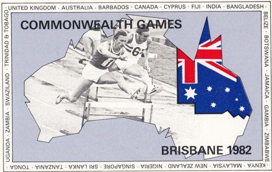 Brisbane Commonwealth Games 1982 Limited Edition Australian 500 Postcard