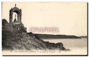 Old Postcard The Banks Of The Rance Lady of Grinfollet