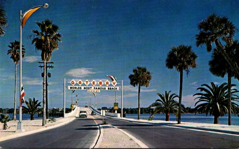 Florida Daytona Beach Main Street Bridge Gateway To The World's Most Fam...