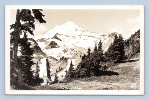 RPPC Mount Baker Washington WA Ellis Photo 591 Postcard Q5