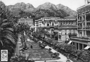 BR19407 les jardins publics menton   france