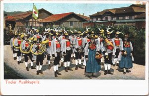 Austria Tiroler Musikkapelle Tirol Vintage Postcard 05.15