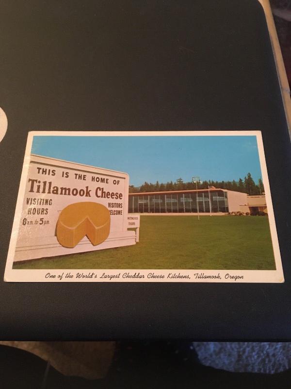 Vtg Postcard: Tillamook Cheese Factory, Oregon