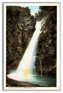 Vintage 1920s Postcard Glen Falls White Mountains New Hampshire