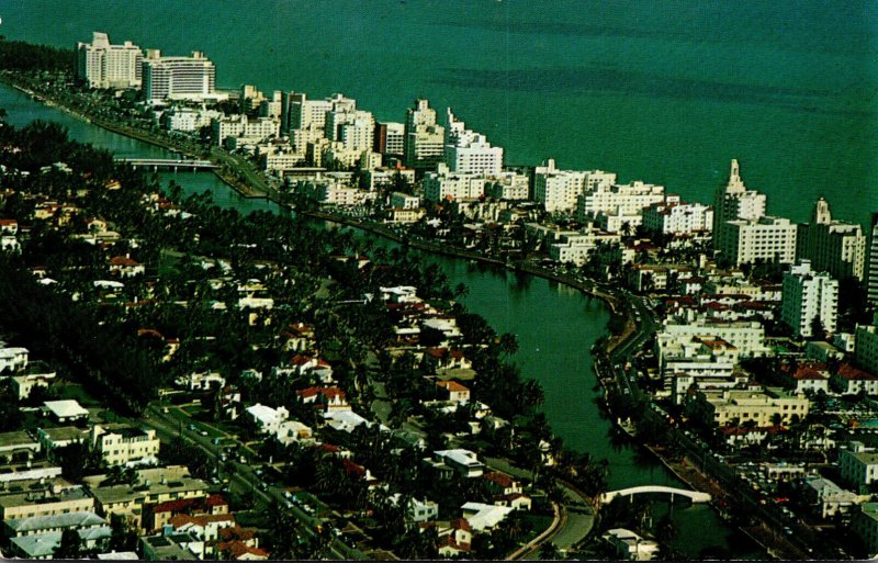 Florida Miami Beach Aerial View