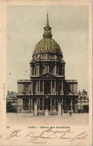 CPA B.J.C. TINTED PARIS Dome des Invalides (49291)