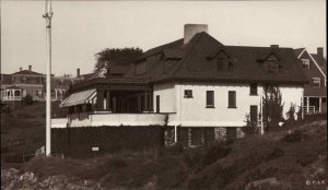 York Maine ME Club House c1915 Real Photo Postcard