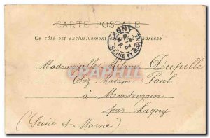 Old Postcard Garden Paris and Luxembourg Palace
