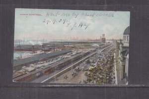 CANADA, MONTREAL, HARBOR, 1907 ppc., unused.