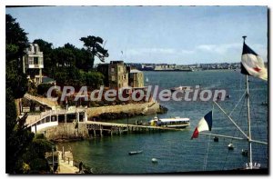 Old Postcard Dinard Embarcadere The Stars Green