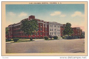 COLUMBIA, South Carolina, 1930-1940's; Columbia Hospital, Classic Cars