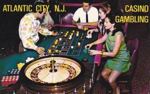 New Jersey Atlantic City Casino Gambling Roulette Wheel