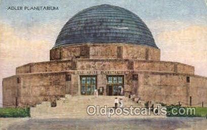 Adler Planetarium, Chicago, 1933 Expo, USA Space 1933 light crease left top c...