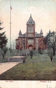 J86/ Passaic New Jersey Postcard c1910 City Hall Building  281