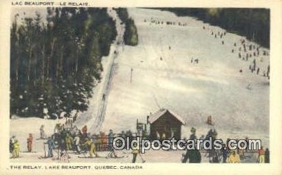 Lac Beauport Le Relais, Quebec, Canada Ski, Skiing Unused 