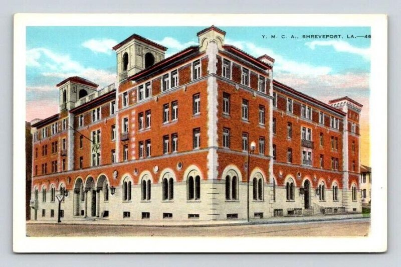 Shreveport Louisiana Y.M.C.A White Border Postcard