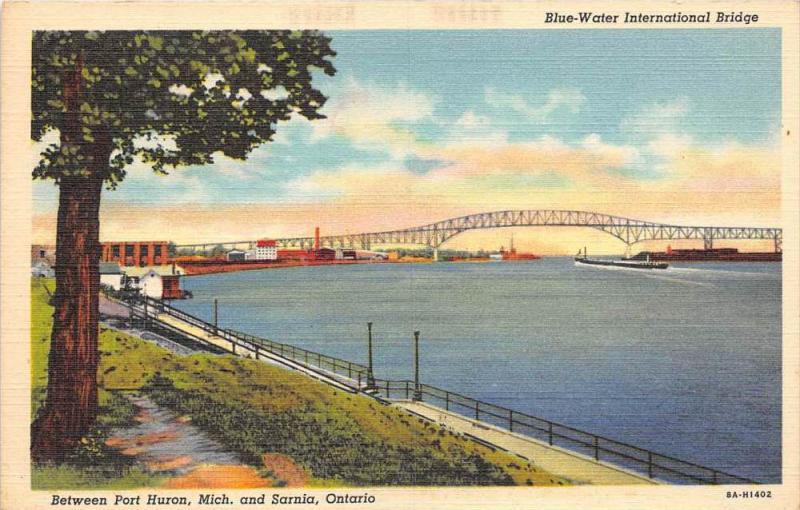 Blue-Water International Bridge, between MI and  Ontario